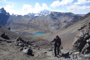 Vue du Huayna Potosi - Vers le Pico Austria